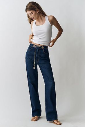 Mother Tunnel Vision Low-Rise Straight Jeans