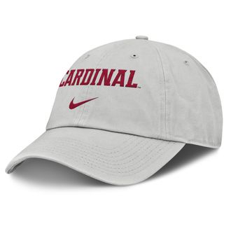 Nike Stanford Off-Field Club Gameday Nike Mens College Adjustable Hat in Grey | NC010BBSDN-U2H