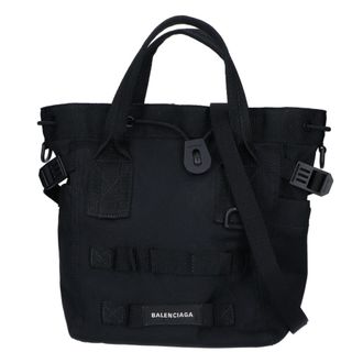 Balenciaga Black Nylon Tote Bag (Pre-Owned)