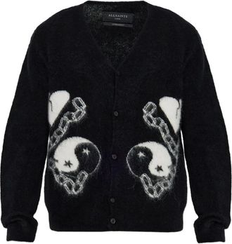 AllSaints Cardigan Reflection - Nero
