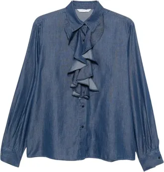 Xacus Mujer, Blusas y Camisas, Azul, Talla: M