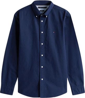 Tommy Hilfiger Camisa Oxford Heritage S&oacute;lida RF - Shirts - Hombre - Azul - S