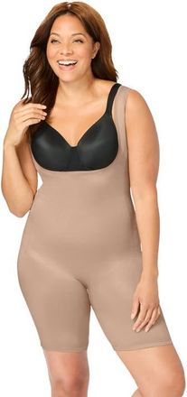 SECRET SOLUTIONS Power Shaper Firm Control Wear-Your-Own-Bra Body Shaper in Nude at Nordstrom, Size Medium