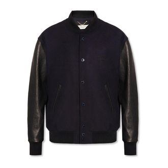 Golden Goose Bomber Jackets, male, Blue, Size: L Aleandro Bomber Jacket