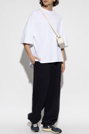 Jacquemus Sweatpants With Patch, Mens, Black