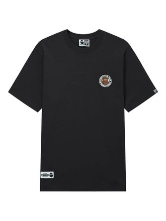 Fingercroxx embroidered-logo T-shirt - men - Cotton - M - Black