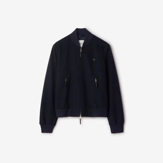 Burberry Cashmere Bomber Jacket