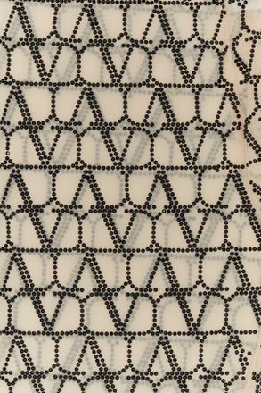 Valentino Garavani Womens Scarf Beige Nylon Elastane