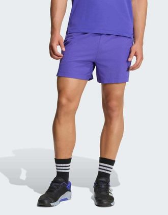 adidas adidas Performance - D4T Primelift - Pantaloncini viola puro con 3 strisce