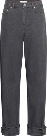 Inwear Wide Jeans - Dames - Loose Fit Jeans - Grijs - W25 - Denim - Jeans