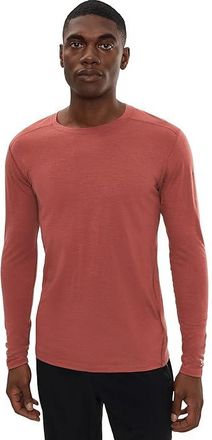 Smartwool Classic All-Season Merino Base Layer Long Sleeve Mens Clothing Burnt Sienna : LG, Nylon/Wool