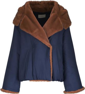 Antonelli Giacca Gin in pelliccia sintetica - Blu