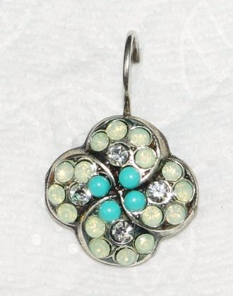 Mariana Womens Mojito Earrings In Blue /green