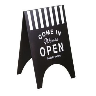 Vacchetti R&oacute;tulo Rectangular Negro Abrir-cerrar Hierro Cm45x41x70,5