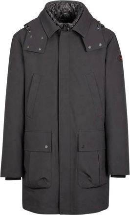Peuterey Hombre, Abrigos, Negro, Talla: S