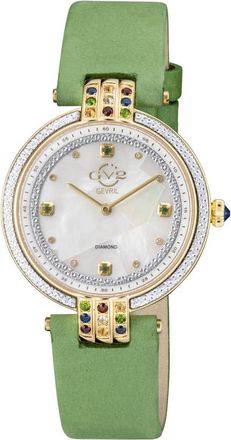 Gevril Group Matera Diamond Mother of Pearl Dial Ladies Watch 12803