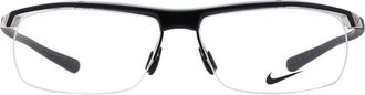 Nike Demo Rectangular Mens Eyeglasses NIKE 7071/2 002 57