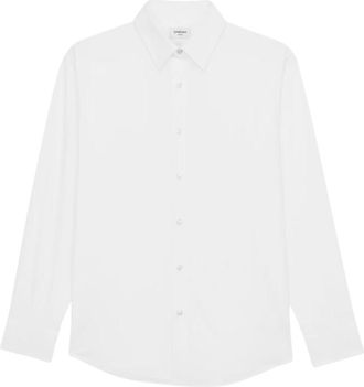 Saint Laurent White Regular Solid Shirt