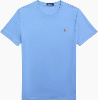 Polo Ralph Lauren Mens Polo Ralph Lauren Interlock Custom Slim T-Shirt 086 Sky Blue - Size: 40