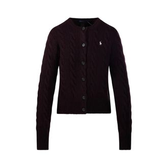 Ralph Lauren Dames, Truien, Paars, Maat: XS Katoen