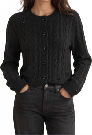 Drew Greenlee Cardigan In Black