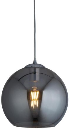 Searchlight Pendelleuchte Balls &oslash; 30/ H 38-120 cm - Rauchglas