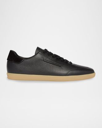 Ermenegildo Zegna Men & apos;s 232 Grained Leather Low-Top Sneakers