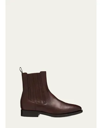 Brunello Cucinelli Mens Leather Chelsea Boots