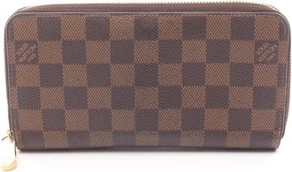 Louis Vuitton Brown Damier Canvas Rose Ballerine Coated Canvas Long Wallet (Bi-Fold) (Pre-Owned)