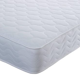 Bedmaster Tuscany Orthopaedic Coil Spring Mattress in White | Size: Single