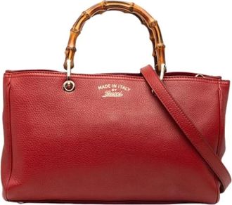 Gucci Pre-owned Handbags, female, Red, Size: ONE SIZE Pre-owned Vintage Handbag