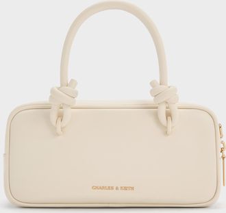 Charles & Keith Sammie Knotted-Handle Elongated Bag