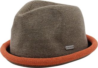 Chillouts Boston Player Hat Women/Men - Trilby Summer Women´s Spring-Summer - M (56-57 cm) Brown