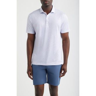 Johnnie-O Autumn Neat Performance Jersey Polo in Maliblu at Nordstrom, Size Xx-Large