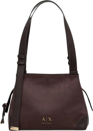 A|X Armani Exchange Bolso de hombro Alice S - Bags - Mujer - Marr&oacute;n - ONE SIZE