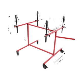 OEM Soporte Para Pintura Con Ruedas, Rotaci&oacute;n De 360&deg;, Capacidad De Carga De 100 Kg, Color Rojo
