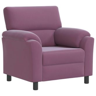 vidaXL Divano Viola 94 X 85 X 93 Cm Velluto Vidaxl