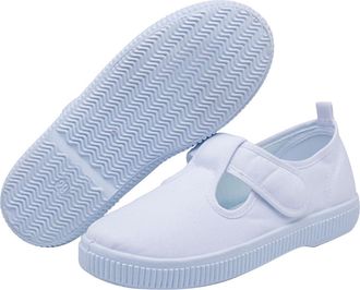 Generic Toddler Girl Shoes Flat Shoes Bao Head One Foot Off Girl Canvas Shoes Baby Soft Sole Casual Shoes Fashion Unisex Kids Running Shoes Girls (B, 11.5 Lit