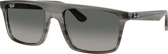 Ray-Ban RB2222F Asian Fit 143871 Mens Sunglasses Grey Size 57