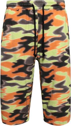 Bluemarble Shorts con stampa camouflage - Verde