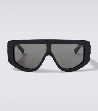 Gucci Occhiali da sole flat-top Double G
