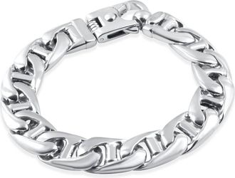 Pompeii3 Mens Link 14k Gold (113gram) or Platinum (183gram) 13.5mm Bracelet 9