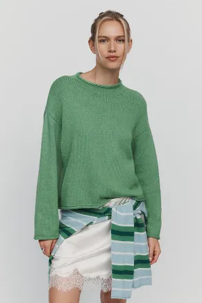 Pilcro Campbell Roll Neck Sweater
