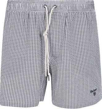 Barbour Gingham Seersucker Zwembroek - Heren - Strandmode - Veelkleurig - M - Polyester - Badmode