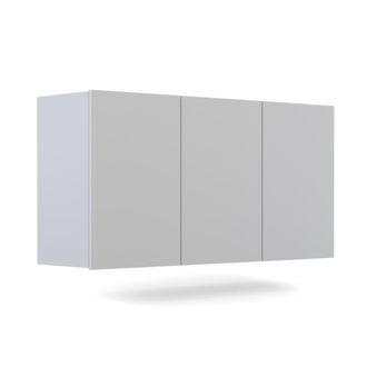 Petits Meubles Aparador de pared 3 puertas estratificado Blanco