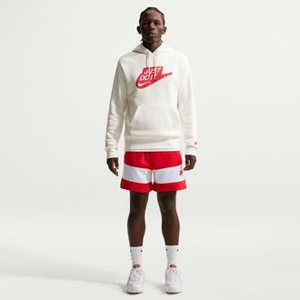 Nike Mens Nike Sportswear Club Fleece Shorts in Red | IO9625-657