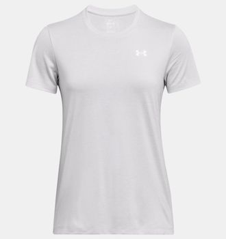 Under Armour Trainingsshirt UNDER ARMOUR TECH SSC- TWIST, Damen, Gr. XL, grau, Obermaterial: 100% Polyester, normal, Rundhals, Shirts Trainingsshirt, Kurzarm-Desig