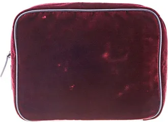 Emporio Armani Mens Sling Bag Velvet Clutch