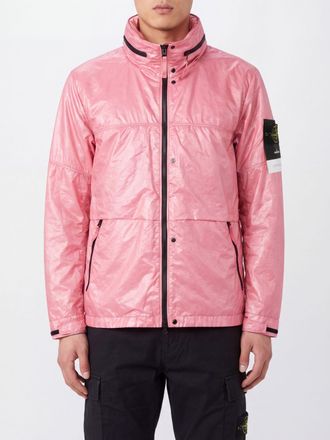 Stone Island Waterproof Nylon Windbreaker Jacket with Packable Hood