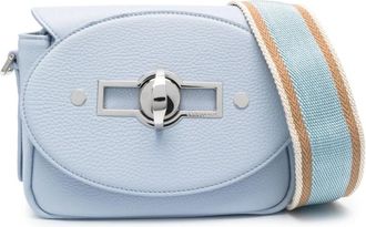 Zanellato Tina Daily leren schoudertas - Dames - Schoudertassen - Blauw - ONE Size - Leer - Tassen